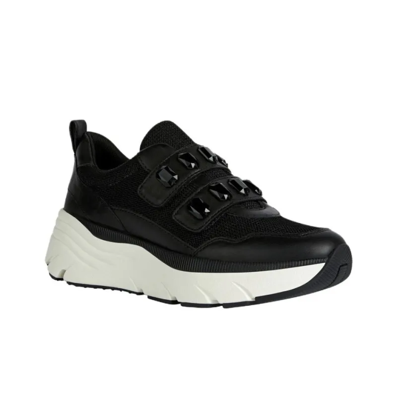 GEOX Diamanta Low-Top Casual Shoes Women's Black-1