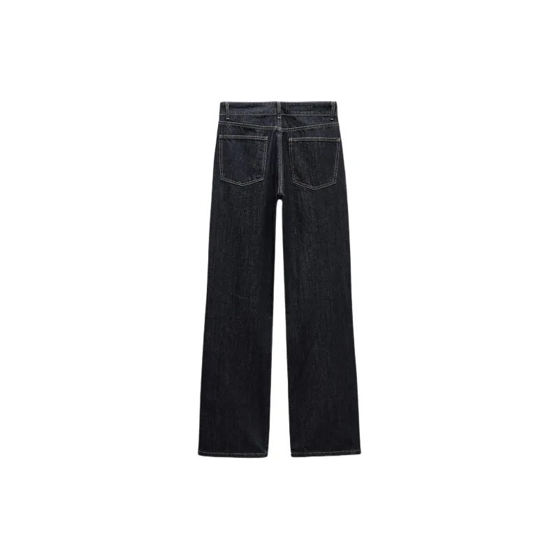ZARA Trf Jeans Women's Dark Blue-1