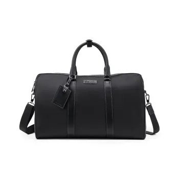 PIERRE CARDIN Fabric Portable Travel Bag Regular Men's Black