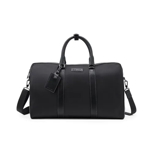 PIERRE CARDIN Fabric Portable Travel Bag Regular Men's Black