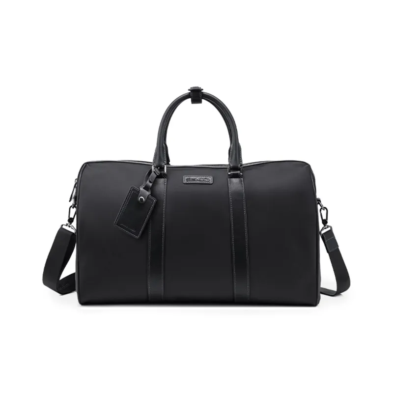 PIERRE CARDIN Fabric Portable Travel Bag Regular Men's Black-0
