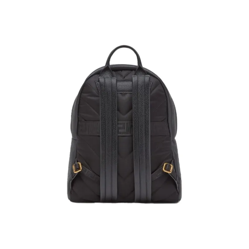 VERSACE PALAZZO Cow Leather Backpack Unisex Black-1