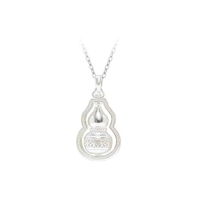 FUSSEM 999 Fine Silver Necklaces Unisex-0