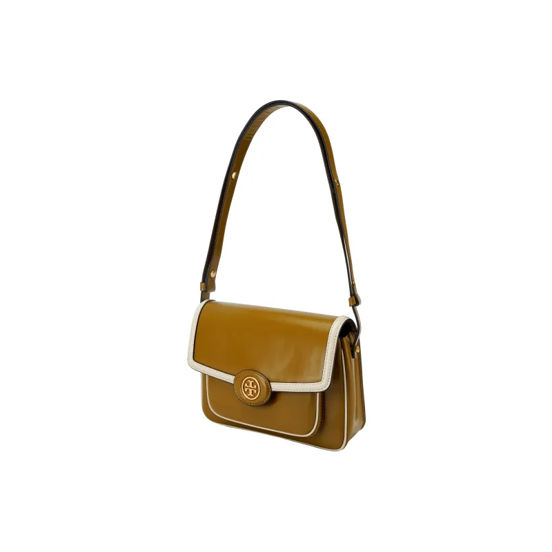 TORY BURCH Calfskin Crossbody Bags Shoulder Bags Women's Brown Yellow-1