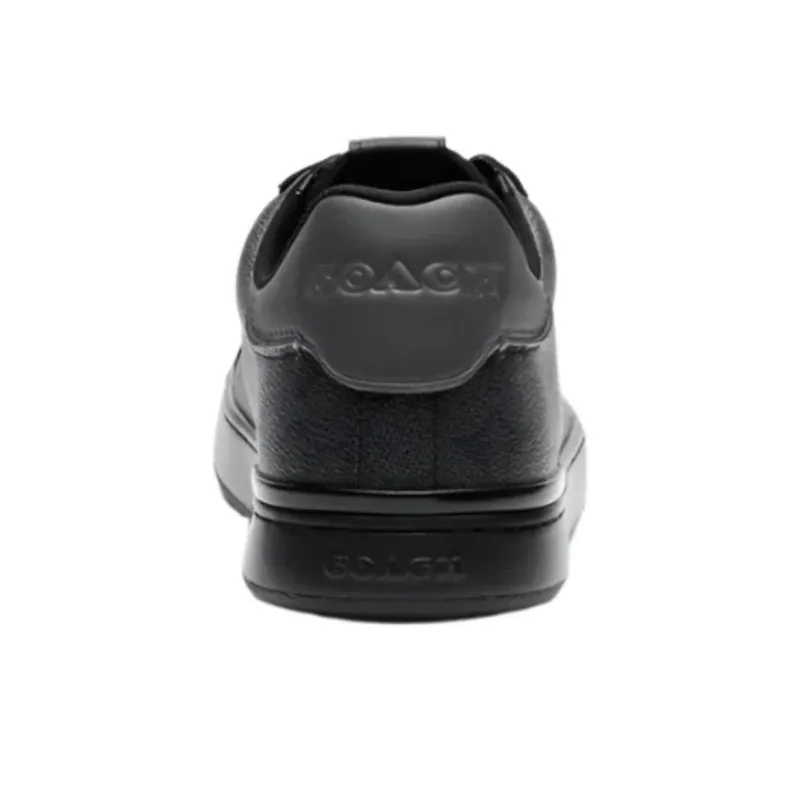 COACH Low Top Stylish Skateboarding Shoes Men's Black-4