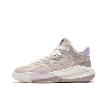 Erke Battery Panda 3V2 Anti Slip Wear Resistant Low Top Skateboard Shoes Women's Pink Brush Gray