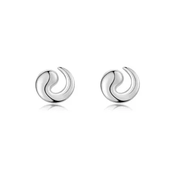 KAiLA S925 Silver Stud Earrings Women's Love Confession Gift Refined Box Style