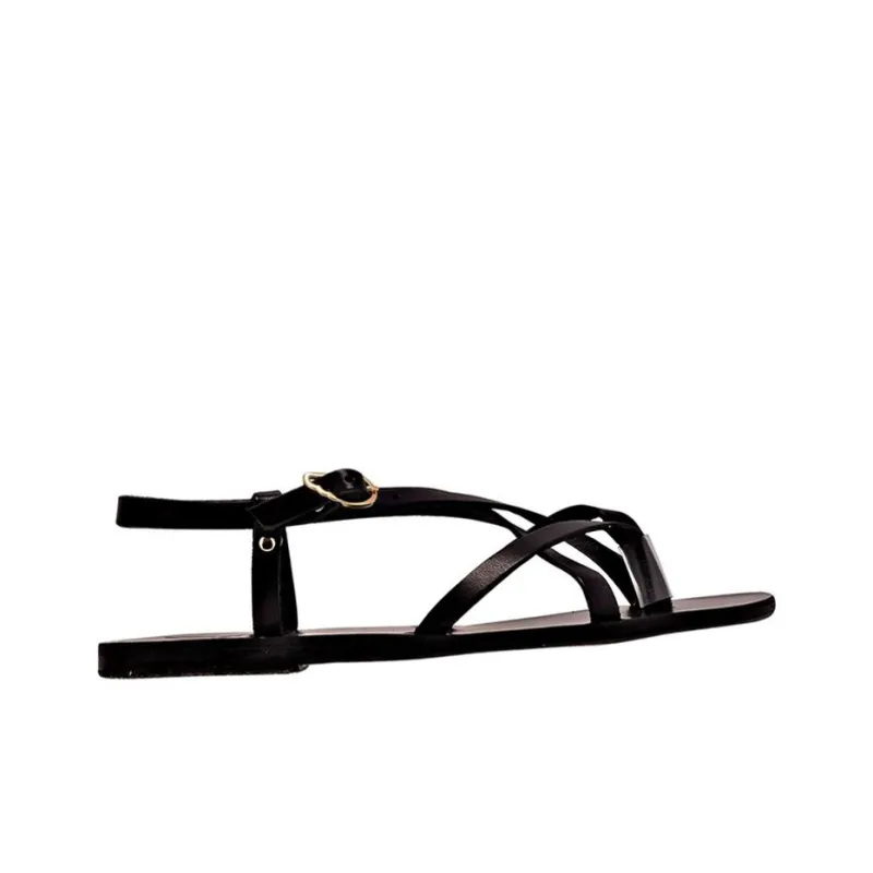 ANCIENT GREEK SANDALS Semele Strap Sandals Women's Black-1