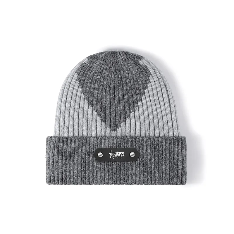 KENMO Faux Rabbit Fur Beanies Unisex-2