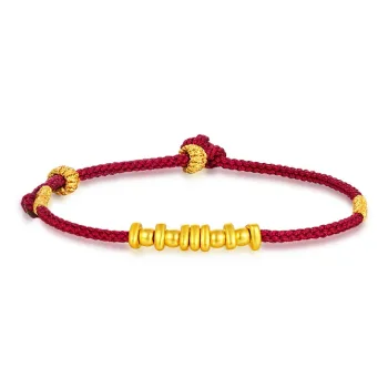 HAPPY BEAN Gold Bracelet Women's