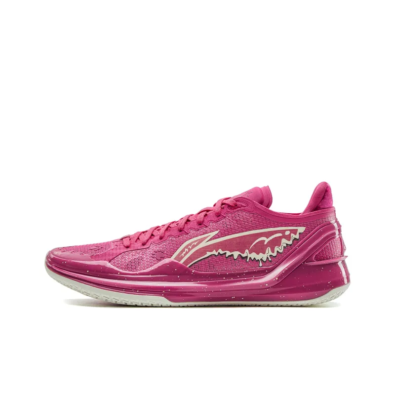 LiNing Blade 4V2 Cushioning Anti Slip And Wear Resistant Support Lightweight Low Top Basketball Shoes Unisex Pink-0