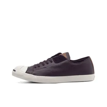 Converse Jack Purcell Anti Slip Wear Resistant Low Top Skateboard Shoes Men's Dark Brown