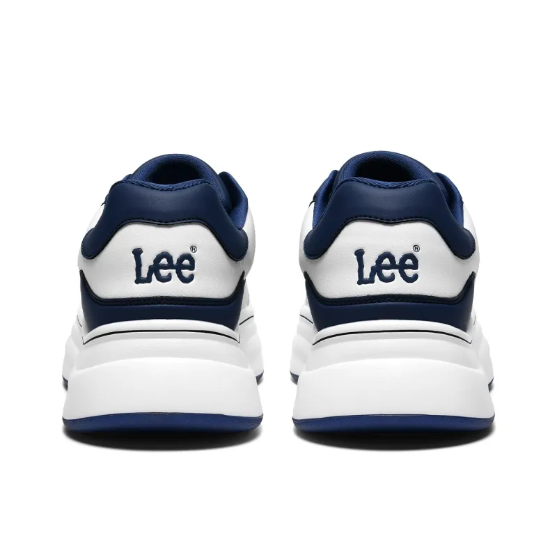 Lee Versatile Trendy, White Sneakers, Classic Fashion Commute Low Top Height Increasing Skateboard Shoes Men's-33