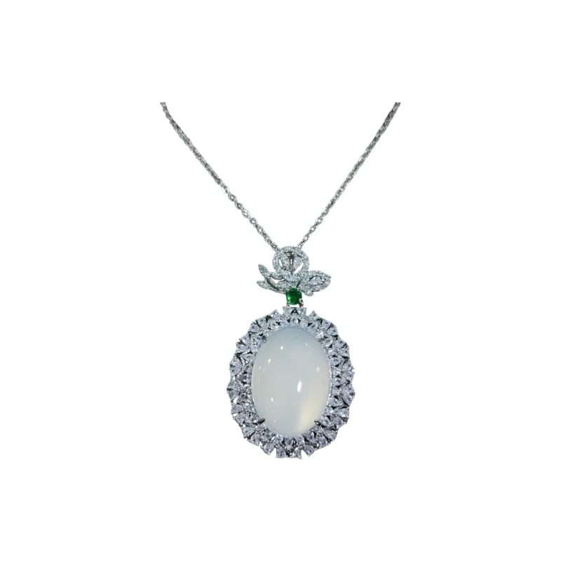 Grace Chalcedony Necklaces Women's-0