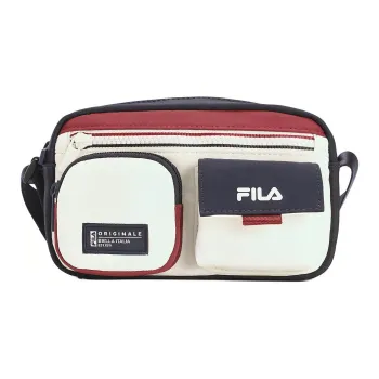 FILA Fabric Shoulder Bag, Crossbody Bag Extra Small Women's Pear Blossom White