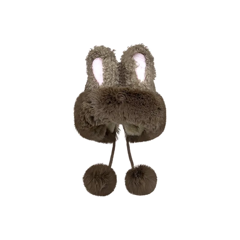 ZKY Polyester Trapper Hats Women's-5