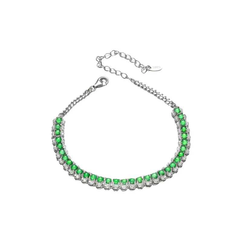 Oriental Jade Ice Type Bracelets Women's-0