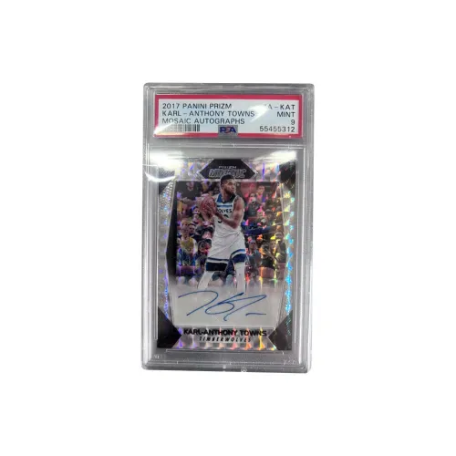 PANINI 2017-18 Mosaic Karl-Anthony Towns 99 Signature PSA 9 Graded Cards 1 Piece