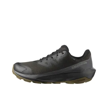SALOMON Elixir Anti Slip And Wear Resistant Water Resistant Low Top Hiking Shoes Men's Black