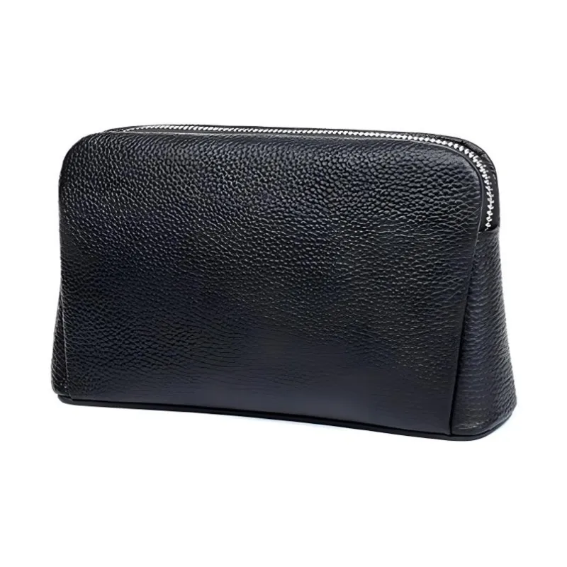 LARTIGENT Multifunction Business Cow Leather Clutch Regular Men's Black-1
