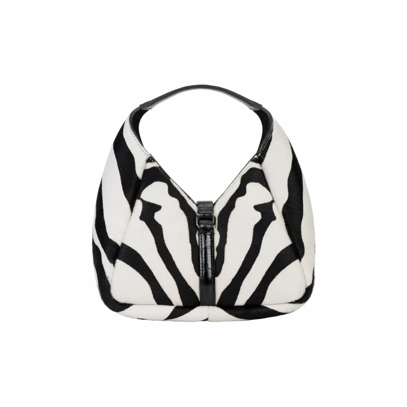 Givenchy G Hobo Shoulder Bag Mini Zebra Print Black/White-4