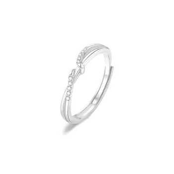 FORCHI Sterling Silver Rings Unisex Anniversary Birthday Gift