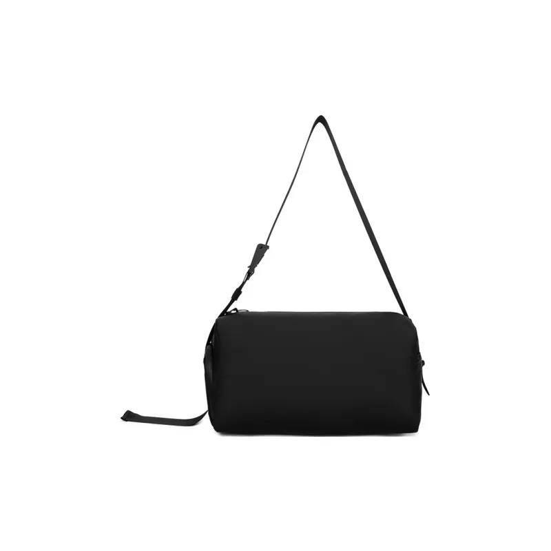 SWISS MILITARY PU Water-Resistant Fabric Short Trip Travel Bag Unisex Black-3