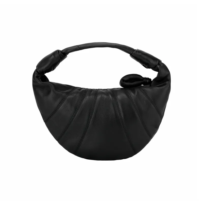 Lemaire Croissant Series Lambskin Croissant Bag Handbag Mini Women's Black-4