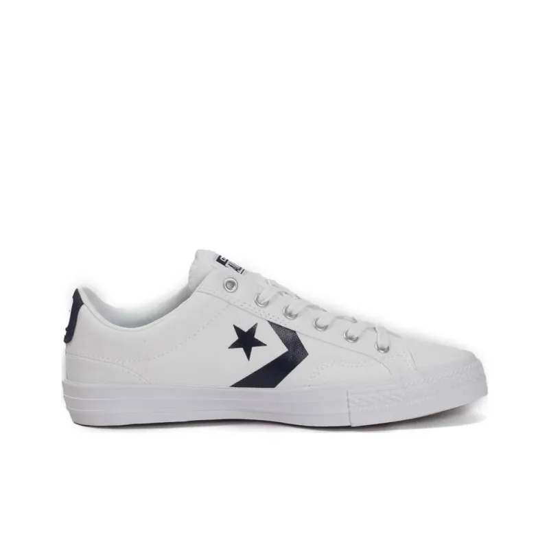 Converse All Star Non-slip Lightweight Low-Top Canvas Shoes Men's White-1