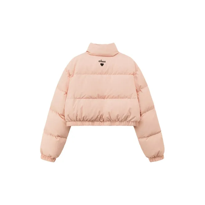 CHUU Down Jacket Women's Gray Pink-1