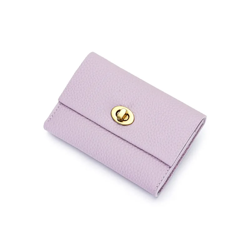 VIHUS Top Grain Cow Leather Coin Purses Card Holders Women's Multicolor-10