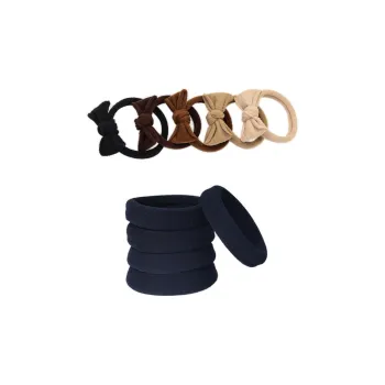 Left Europe Fabric Hair Tie Women's