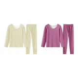 Women's 2-Piece Set (Yellow+Purple)