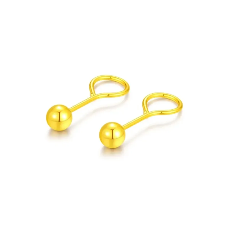 KiNGZiT Sterling Silver Stud Earrings Unisex-9