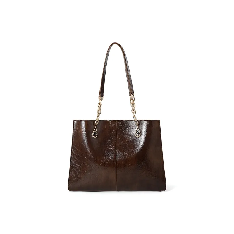 Vigno Synthetic Leather Handbag, Shoulder Bag Regular Women's Coconut Shell Brown/Black/Coffee/Maroon/Yellow Brown-2