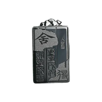 Jing Ruyu Hetian Jade Necklaces Green Jade Unisex