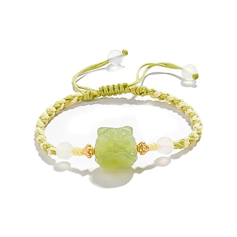 AGOVSKI Serpentine Jade Bracelets Unisex-0