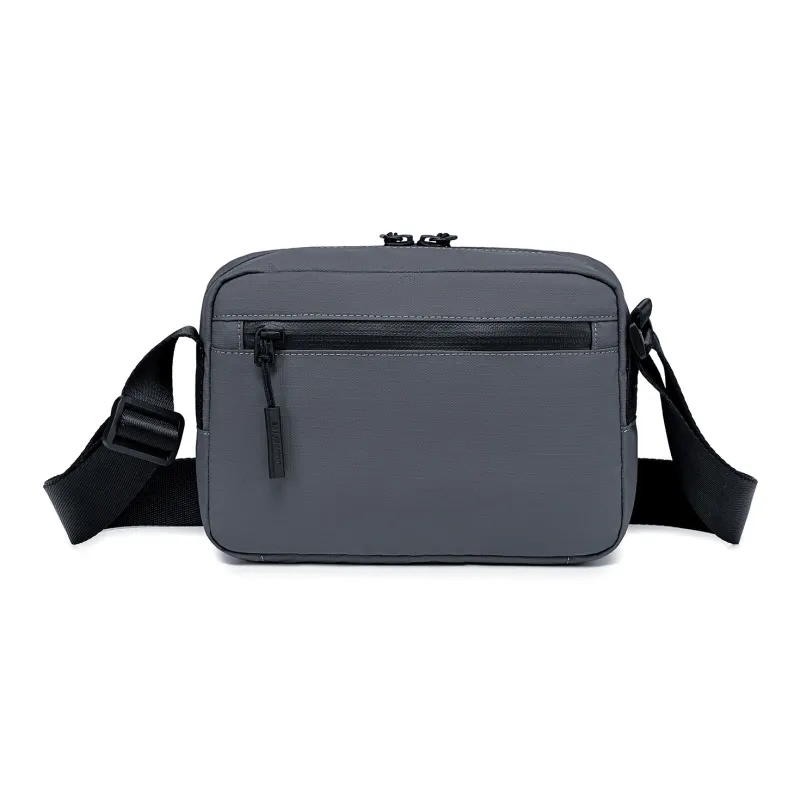 Super Five Polyester Shoulder Bag Crossbody Bag Unisex Black/Gray/Ecru/Blue-11
