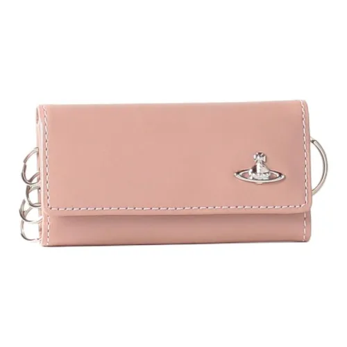 Vivienne Westwood Cow Leather Key Pouch Women's Pink