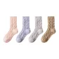[4 Pack]Light Pink+Gray Purple+Light Gray+Light Khaki