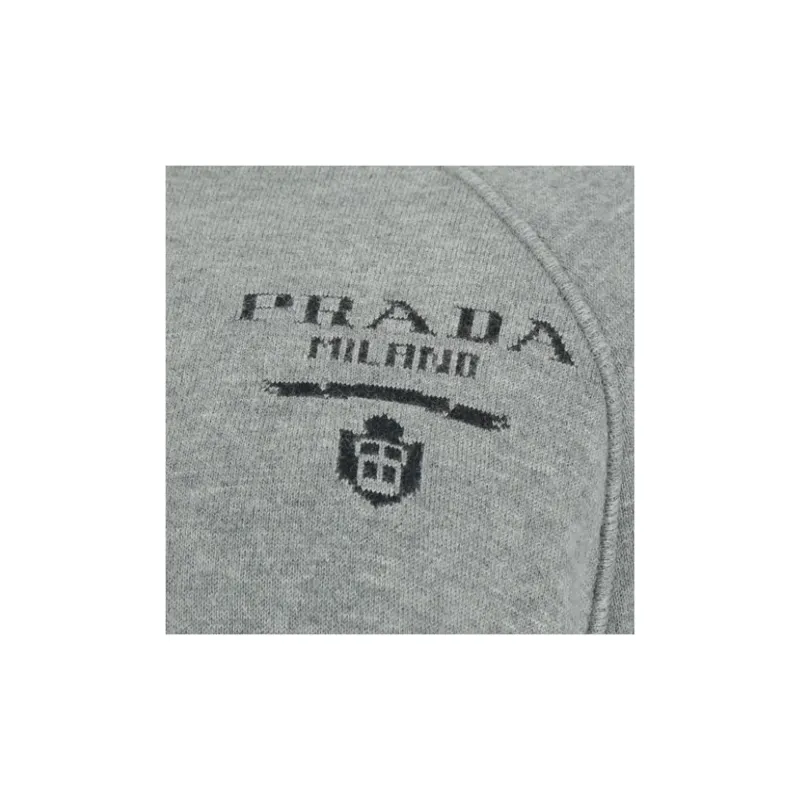PRADA Logo Detailed Zip Up Jacket-2
