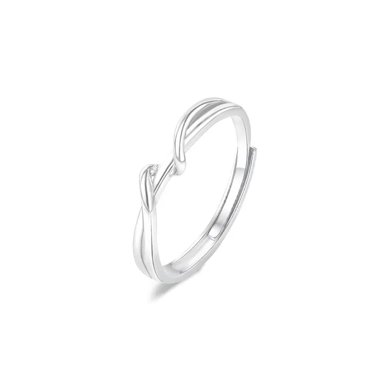 FORCHI Sterling Silver Rings Unisex Anniversary Birthday Gift-5