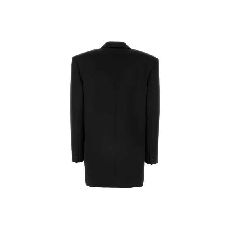 SAINT LAURENT Double Breasted Long Sleeved Jacket-1