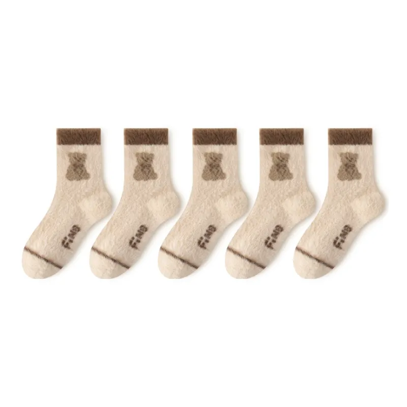 MIIOW Mid Calf Socks Women's Combo Set-6