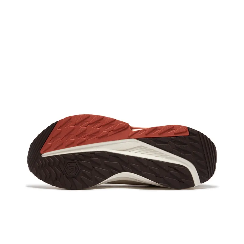 361° Slip Resistant, Abrasion Resistant, Waterproof Low Top Casual Running Shoes Men's Brown White-4