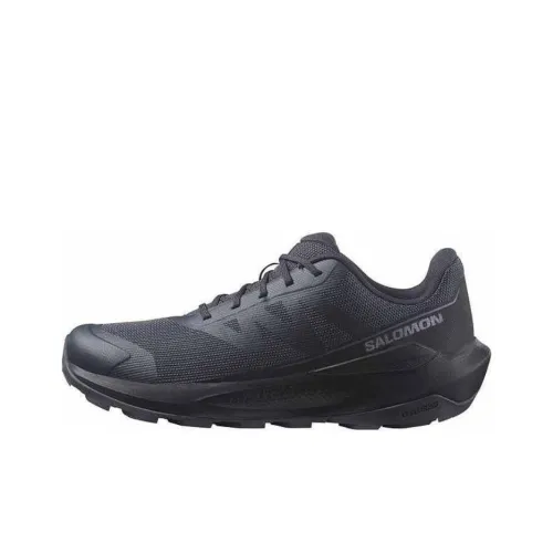 SALOMON Elixir Anti Slip Wear Resistant Low Top Hiking Shoes Men's Gray