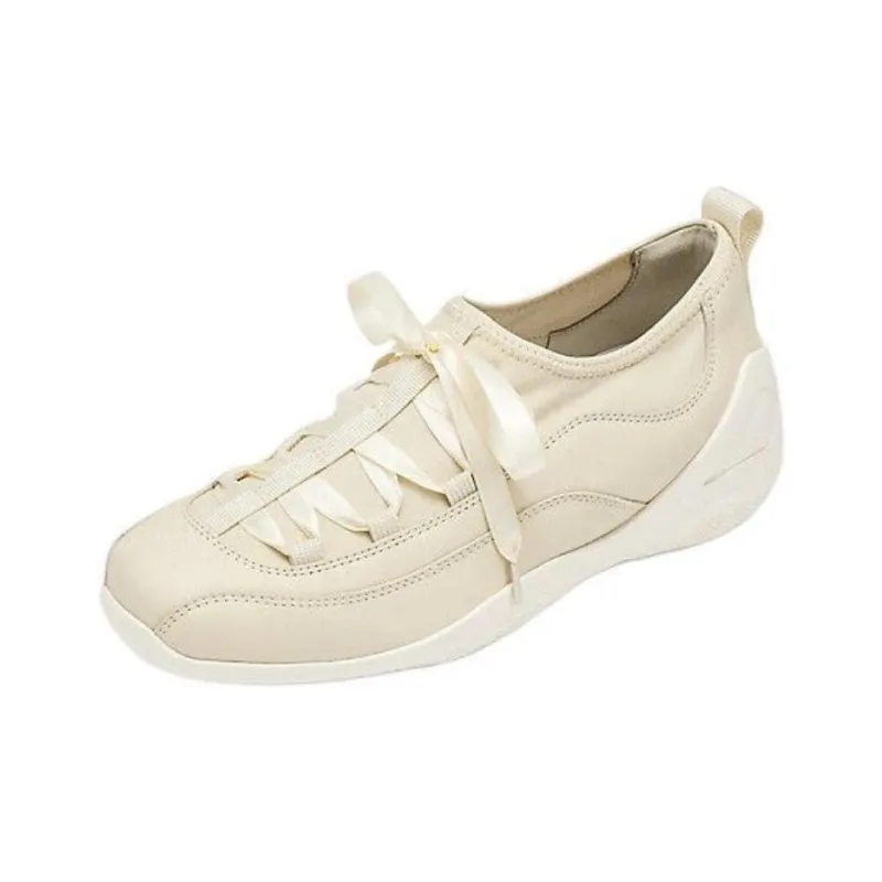 73Hours Low Top Casual Shoes Women's Beige-1