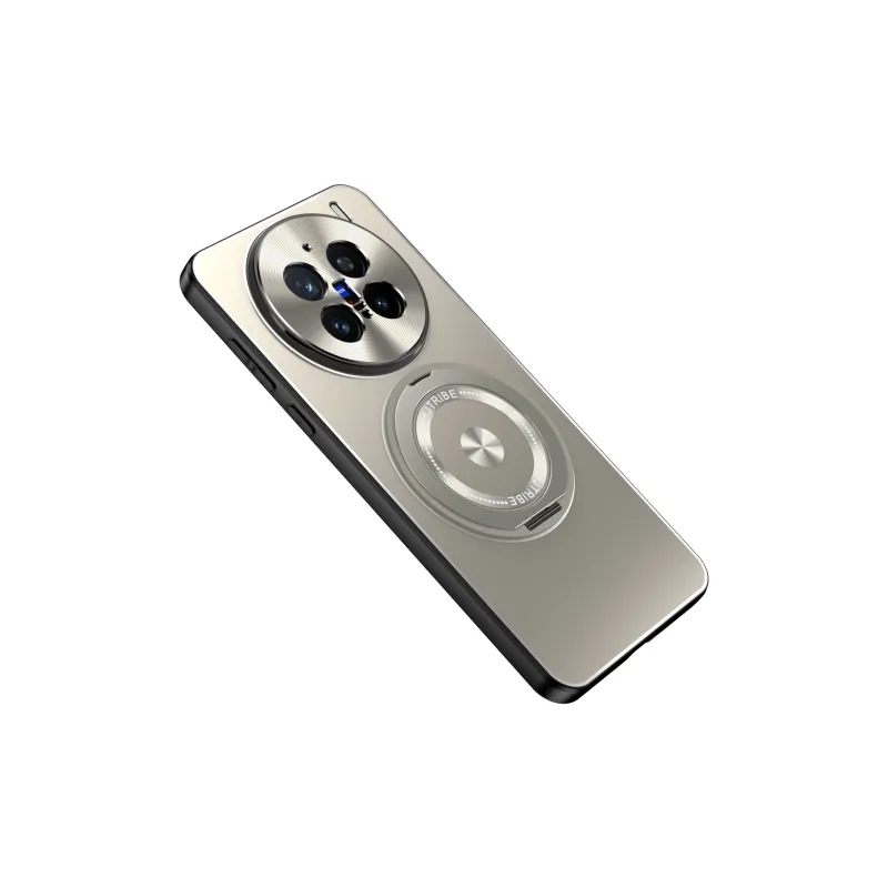 ZHUOJI Metal Light And Shadow Rotating Stand Case Compatibility VIVO X200Pro Mini/x200/VIVO X200Pro-4