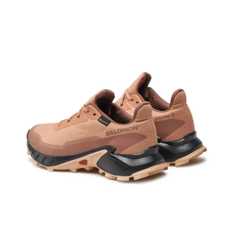SALOMON ALPHACROSS 5 Anti Slip Wear Resistant Low Top Trail Running Running Shoes Women's Umber-3