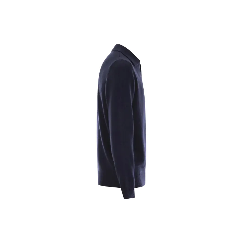MC2 Saint Barth Convent Long Sleeved Knitted Polo Shirt-2
